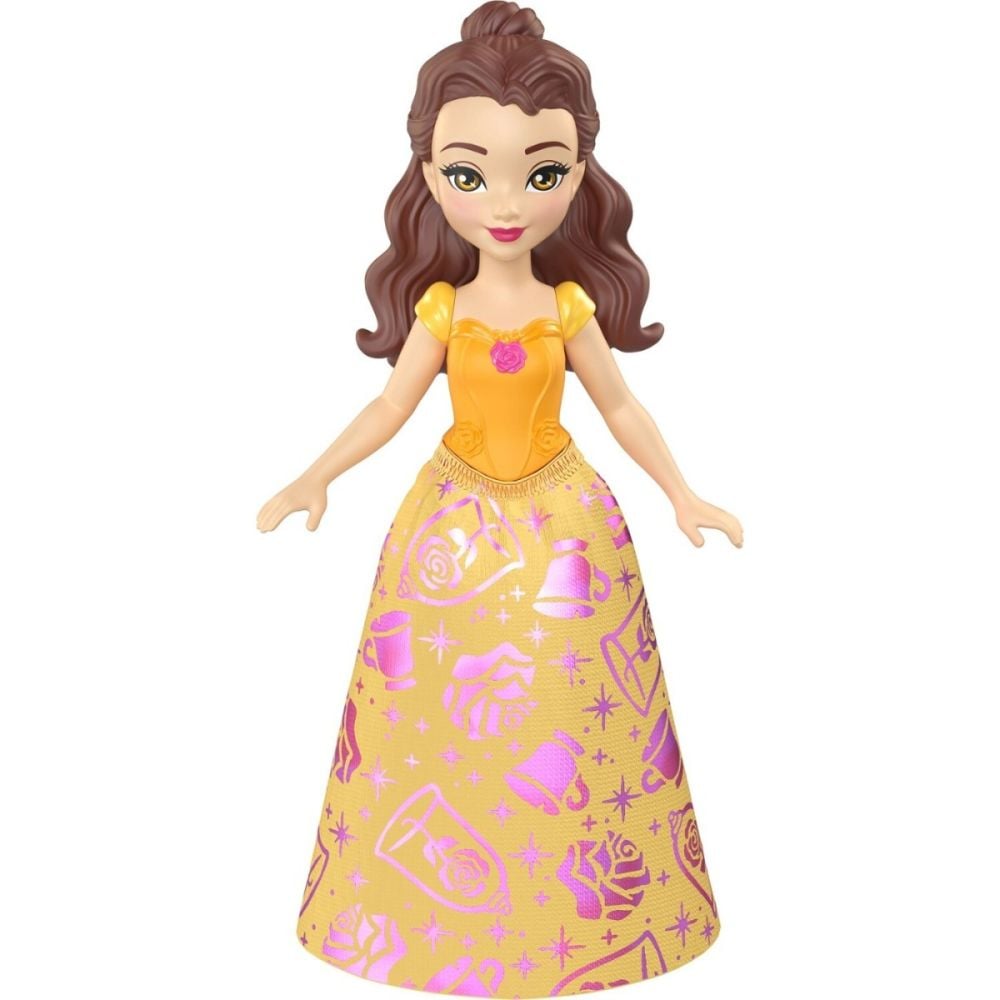 Papusa mini, Disney Princess, Belle, 9 cm, JBX50
