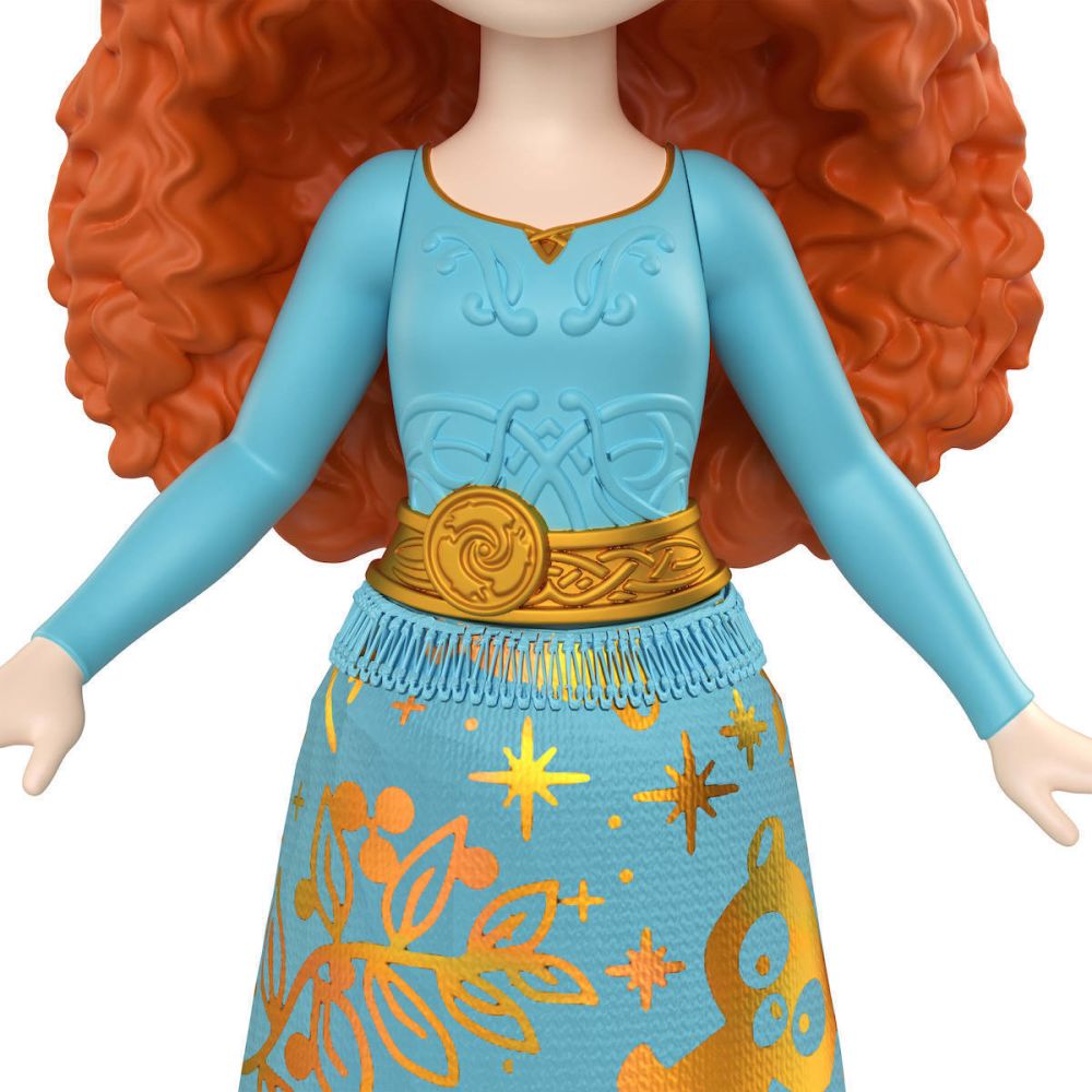 Papusa mini, Disney Princess, Merida, 9 cm, JBX52