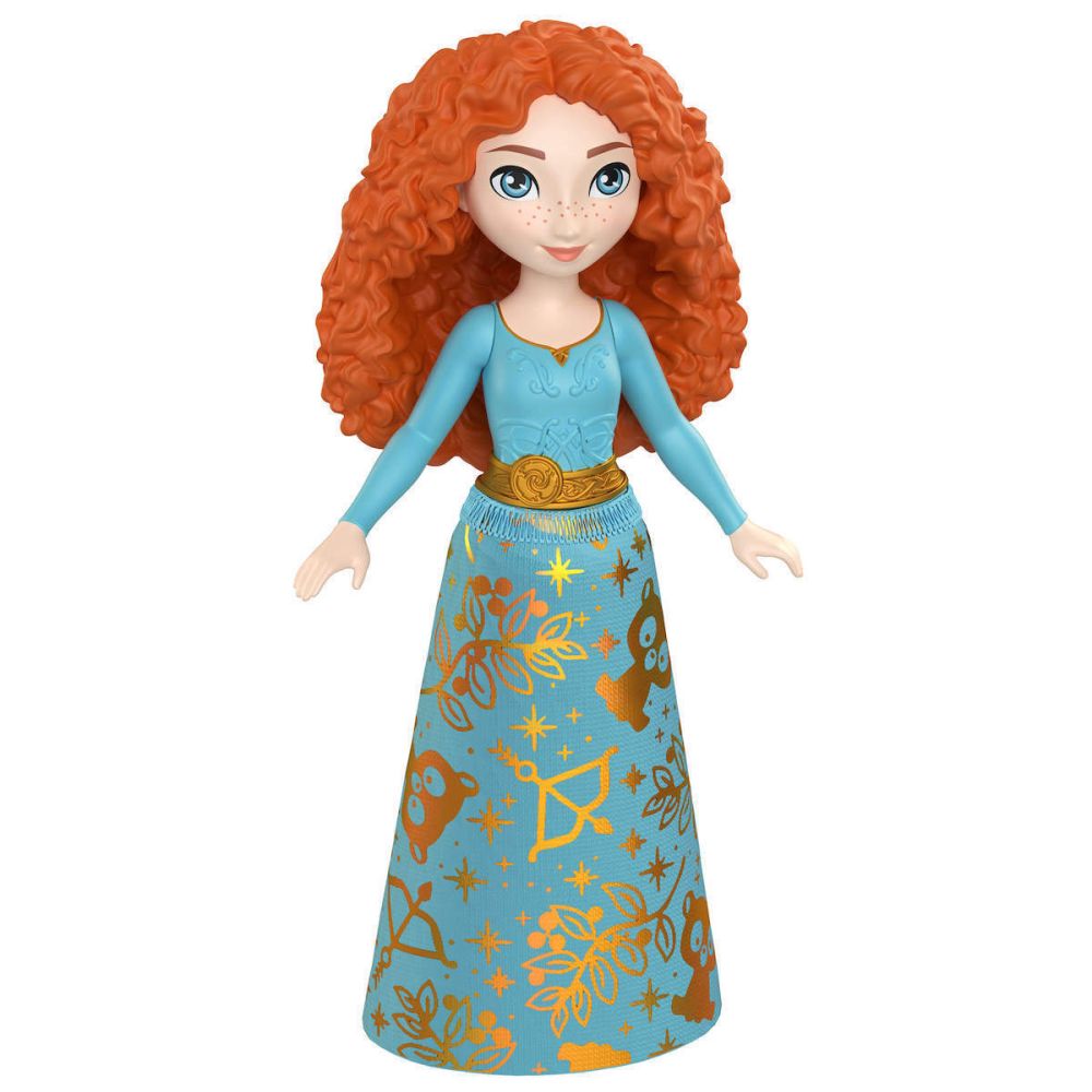 Papusa mini, Disney Princess, Merida, 9 cm, JBX52