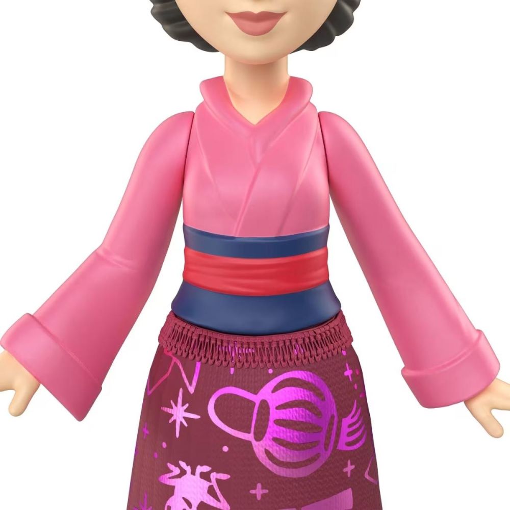 Papusa mini, Disney Princess, Mulan, 9 cm, JBX53