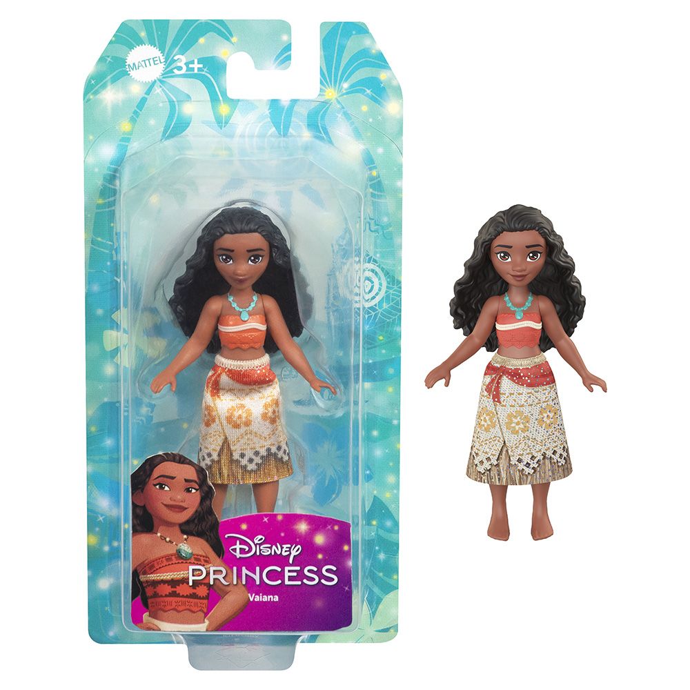 Papusa mini, Disney Princess, Vaiana, 9 cm, JBX66