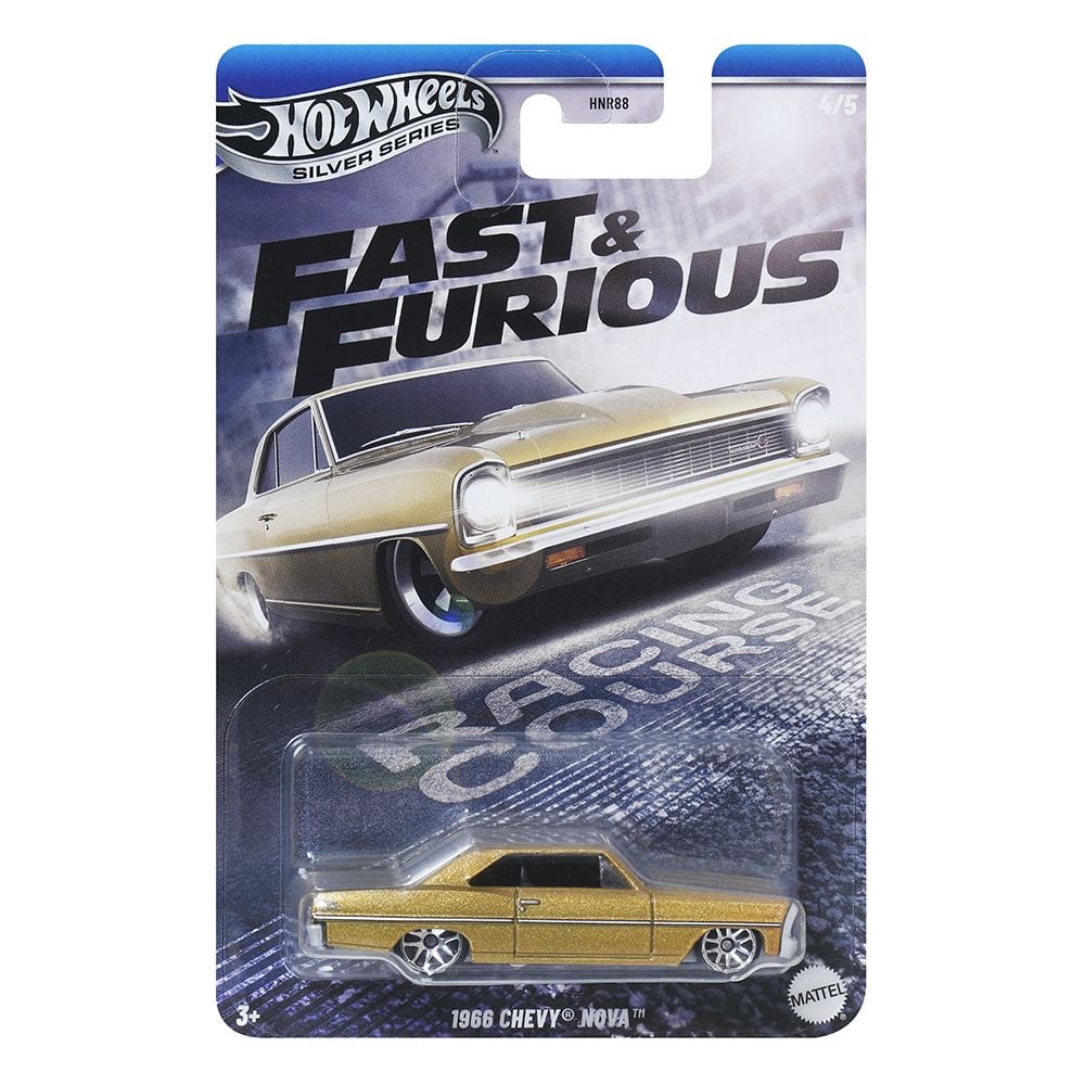 Masinuta Fast and Furious, Hot Wheels, 1966 Chevy Nova, JBY42 | Noriel