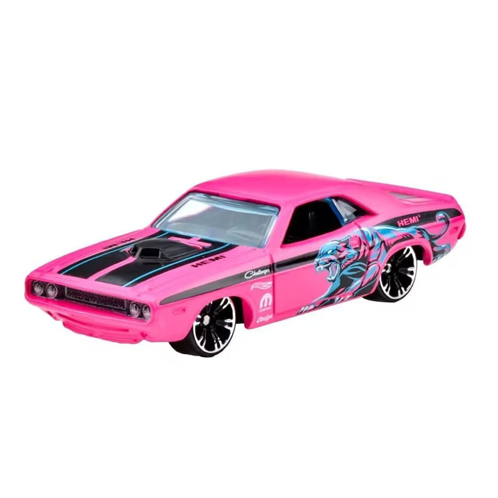 Masinuta metalica, Hot Wheels, Neon Speeders,  70 Dodge Hemı Challenger, JBY98