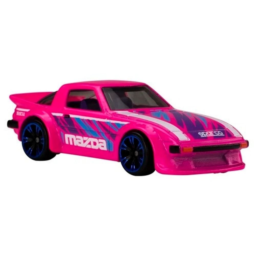 Masinuta metalica, Hot Wheels, Neon Speeders, Mazda RX-7, JCB01