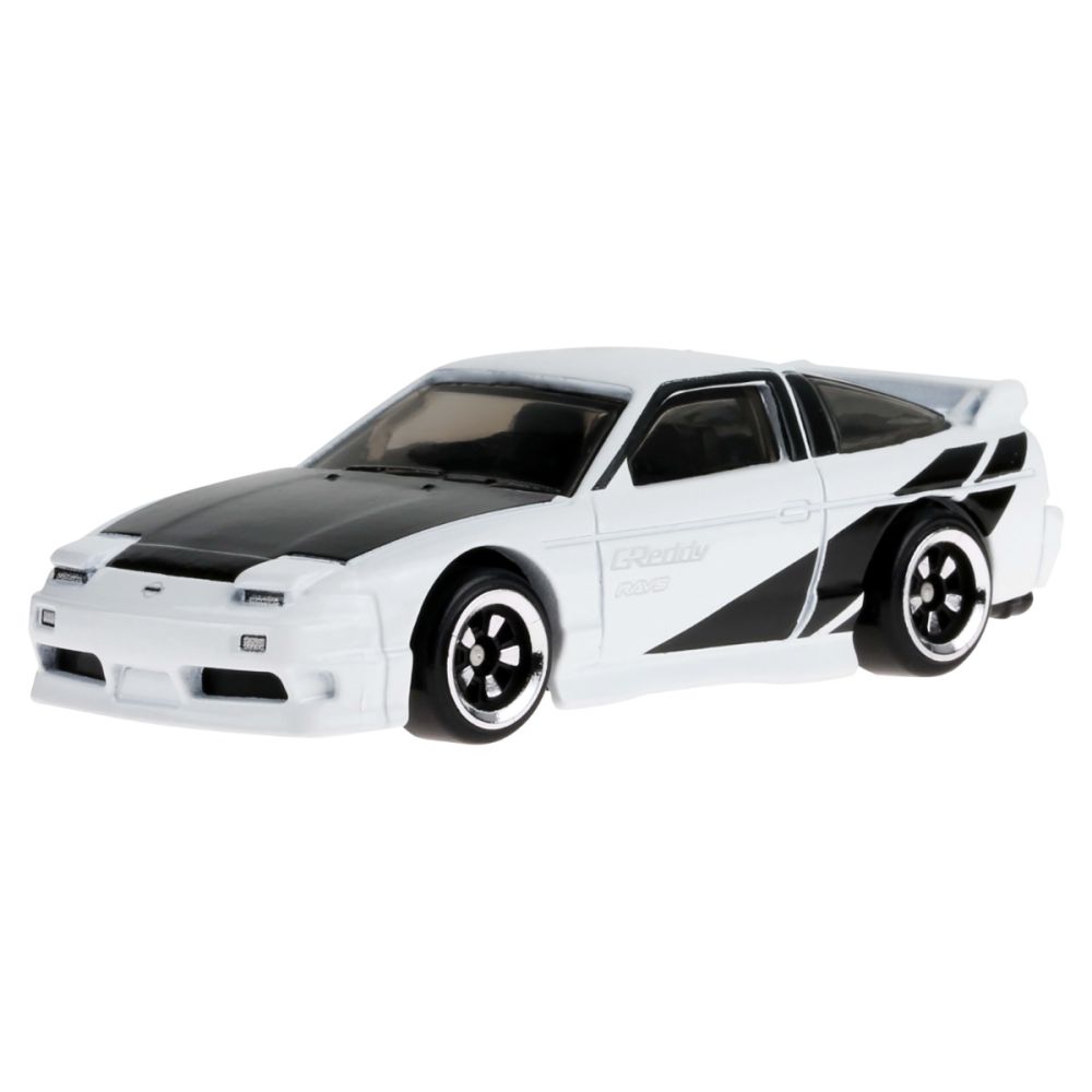 Masina metalica, Hot Wheels, 90 Street Sport, 96 Nissan 180Sx Type X, 1:64, JCB57