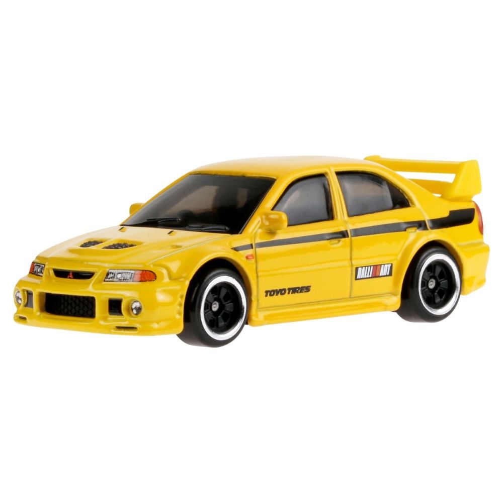 Masina metalica, Hot Wheels, 90 Street Sport, Mitsubishi Lancer Evolution VI, 1:64, JCB58