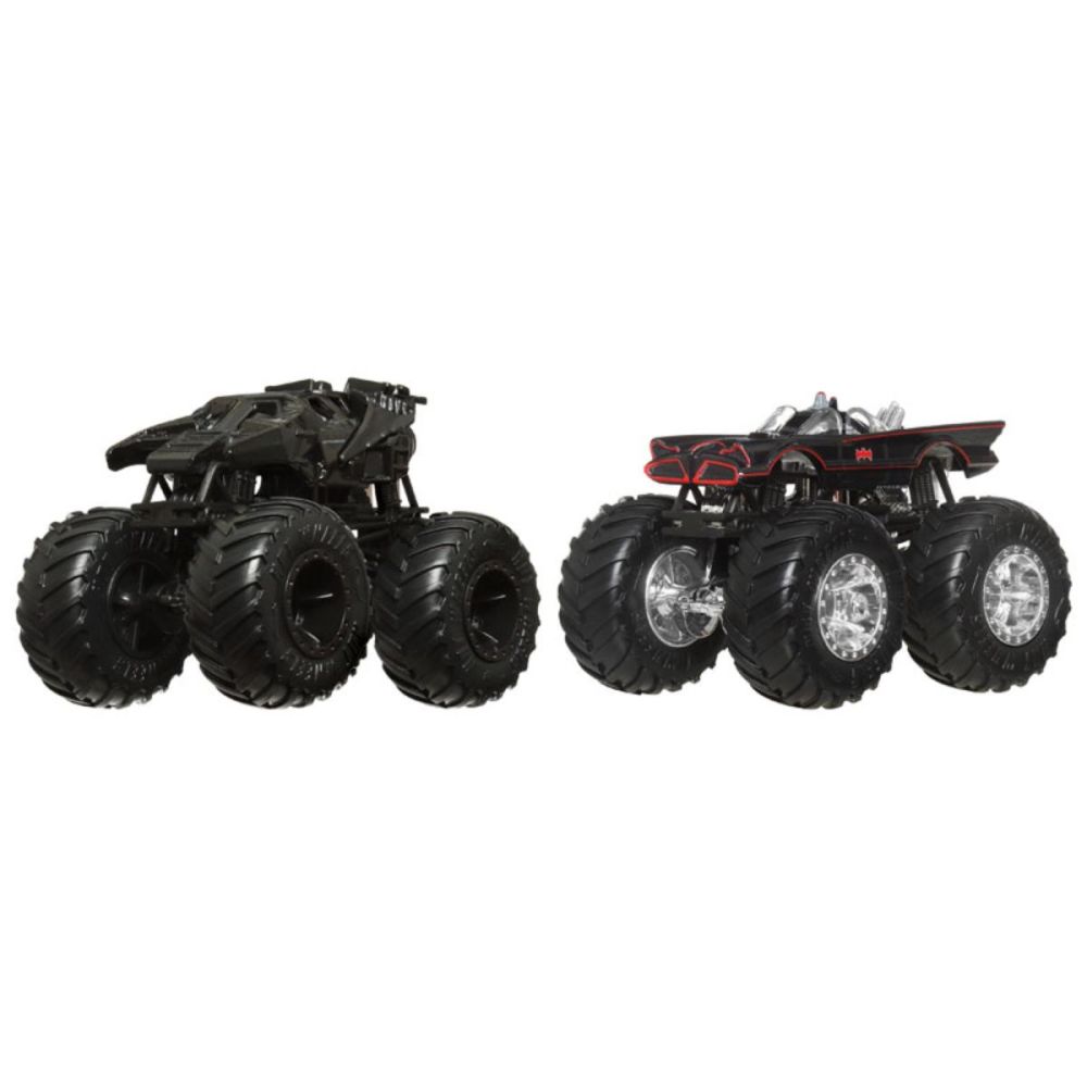 Set 2 masinute Monster Truck, Hot Wheels, Batman Vs Batman Classic Tv Series, JCC80