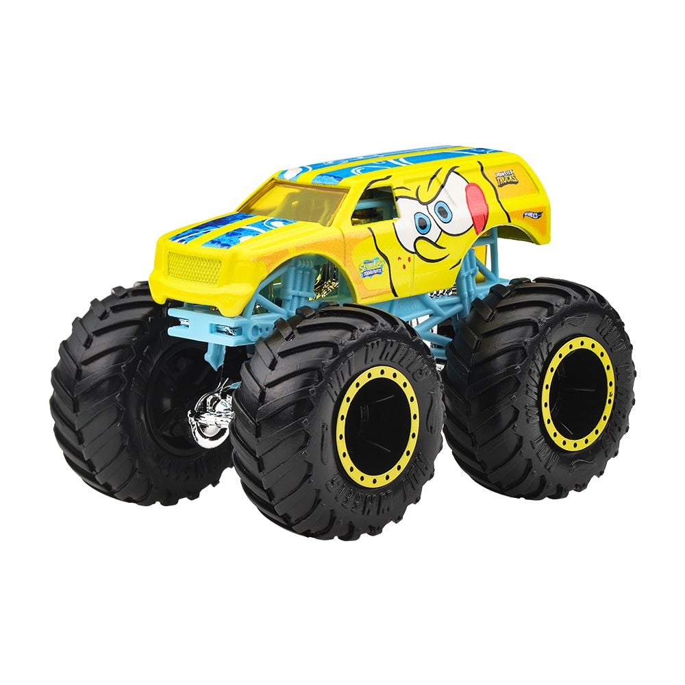 Set 2 masinute Monster Truck, Hot Wheels, Spongebob Vs Patrick, JCC81