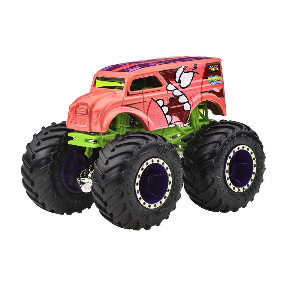 Set 2 masinute Monster Truck, Hot Wheels, Spongebob Vs Patrick, JCC81