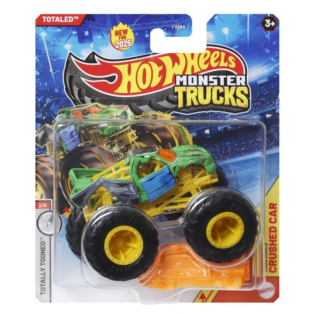 Masinuta Hot Wheels, Monster Truck, Totally Tooned, JCD95