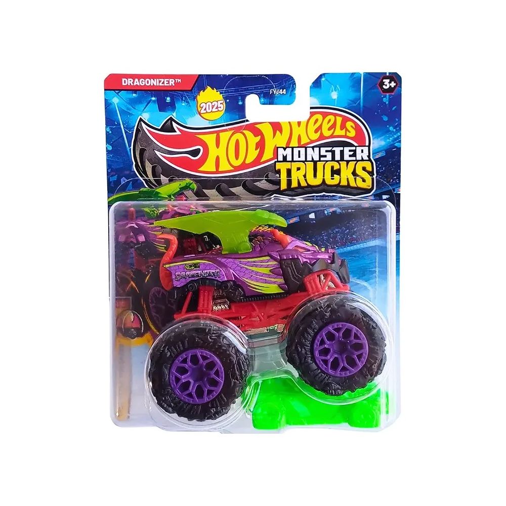 Masinuta Hot Wheels, Monster Truck, Dragonizer 2025, JCD99