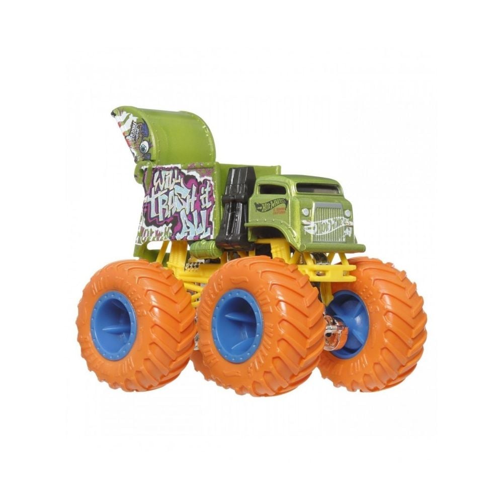 Masinuta Hot Wheels, Monster Truck, Will Trash It All, JCF04