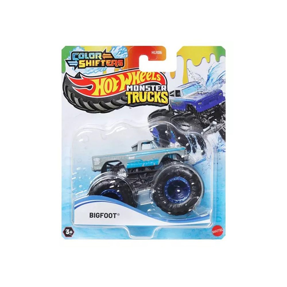Masina de teren, Hot Wheels, Color Shifters, BigFoot, JCG99