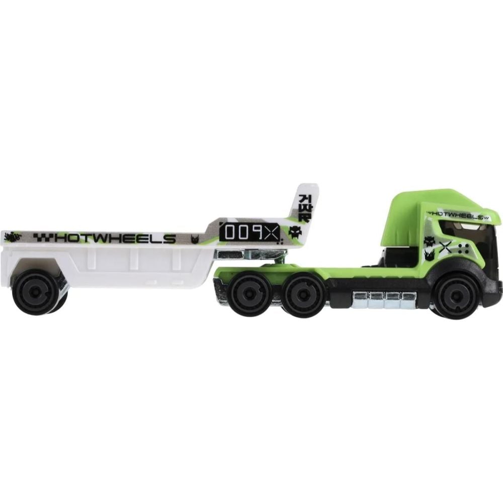 Set camion cu remorca, Hot Wheels, Track Fleet, Racing Convoy, JCM67