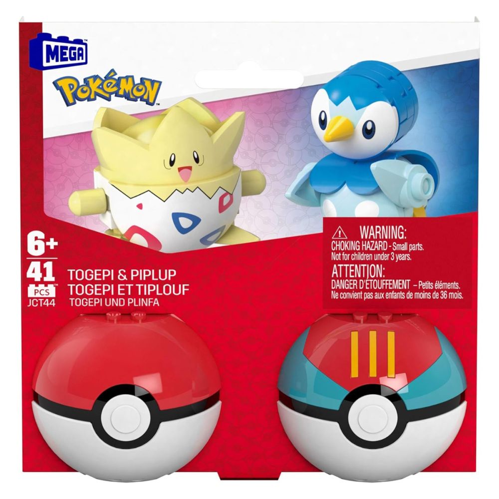 Set de constructie, Mega Pokemon, Togepi si Piplup, JCT44