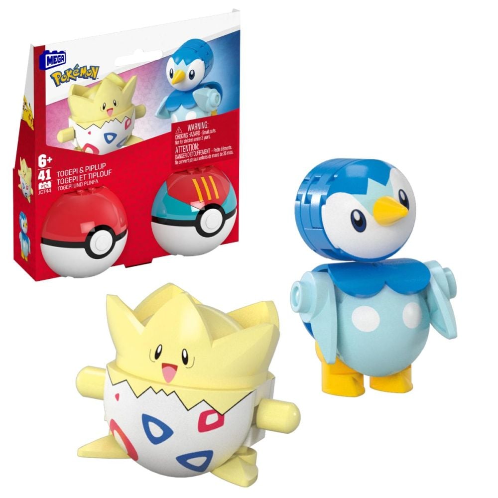 Set de constructie, Mega Pokemon, Togepi si Piplup, JCT44