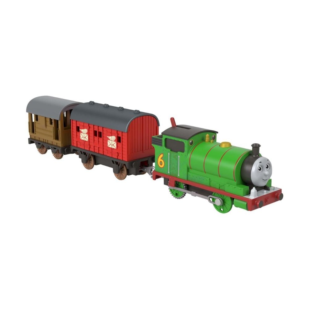 Locomotiva motorizata cu 2 vagoane, Thomas and Friends, Classic Percy, JFH33