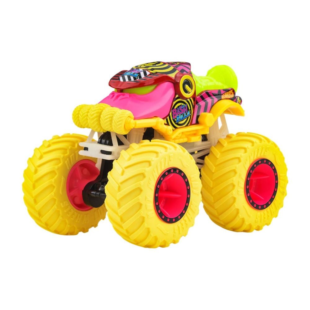 Masina Hot Wheels, Monster Truck, Glow In The Dark, Bashzilla, JFX23