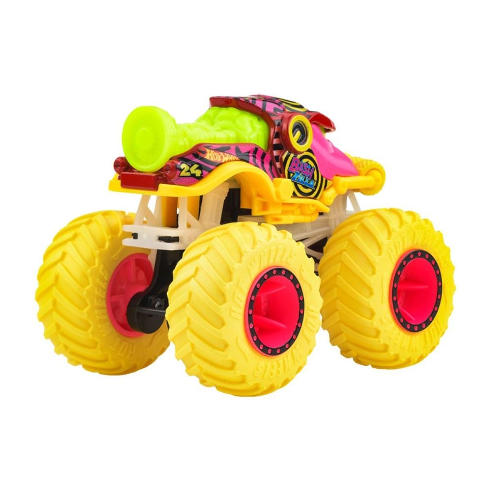 Masina Hot Wheels, Monster Truck, Glow In The Dark, Bashzilla, JFX23