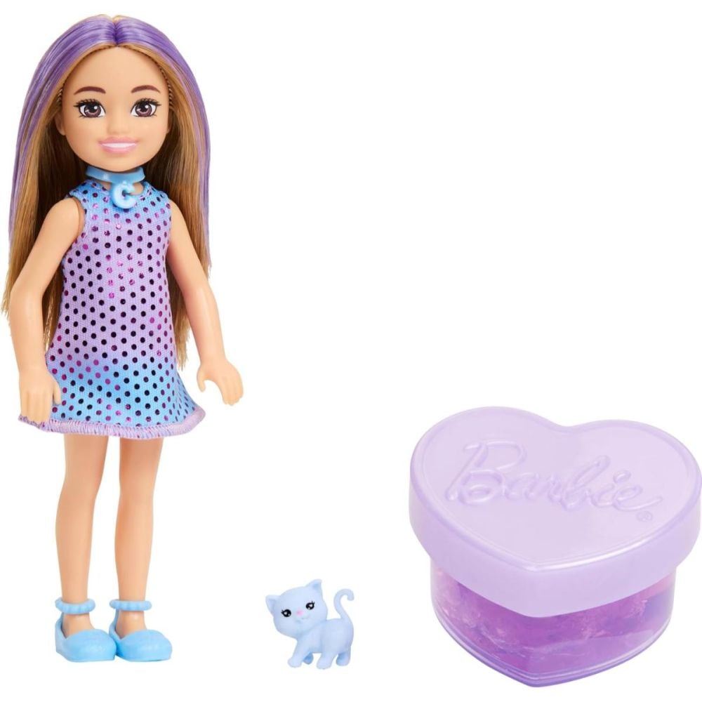 Papusa Chelsea surpriza, Barbie Party Unboxed, JFY04