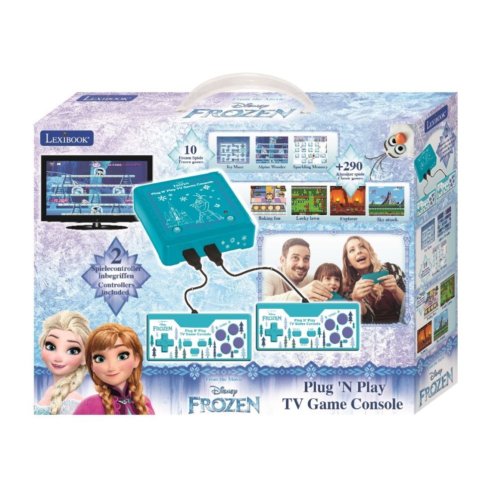 Consola TV Plug N'Play Disney Frozen, 300 jocuri