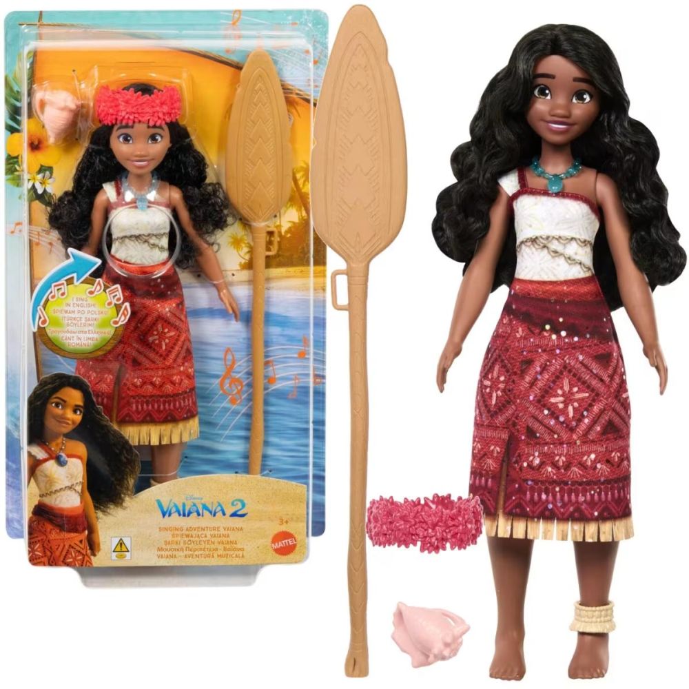 Papusa cu sunete Disney Vaiana 2, Singing Adventure, JHH26