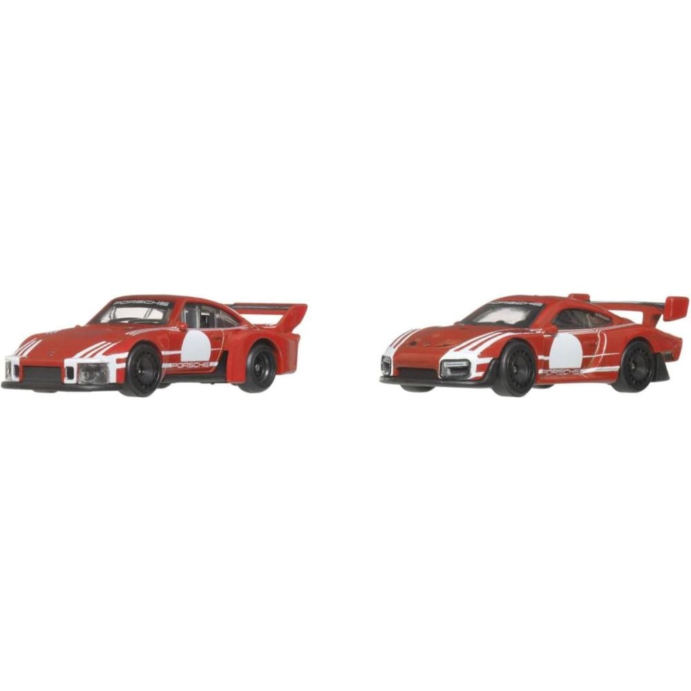 Set 2 masini metalice, Hot Wheels, Car Culture, Porsche 935 & 2018 Porsche 935, JHW51