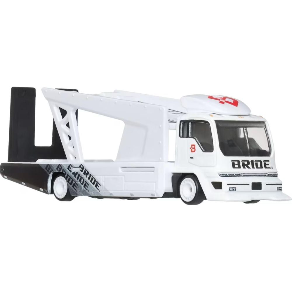 Transportator cu masinuta Hot Wheels, Car Culture Team Transport, HW Honda Civic Type-R si Kousoku Hauler, JHX94