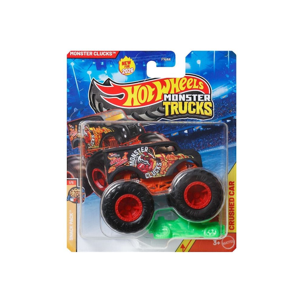 Masinuta Hot Wheels, Monster Truck, Monster Clucks, JHY47