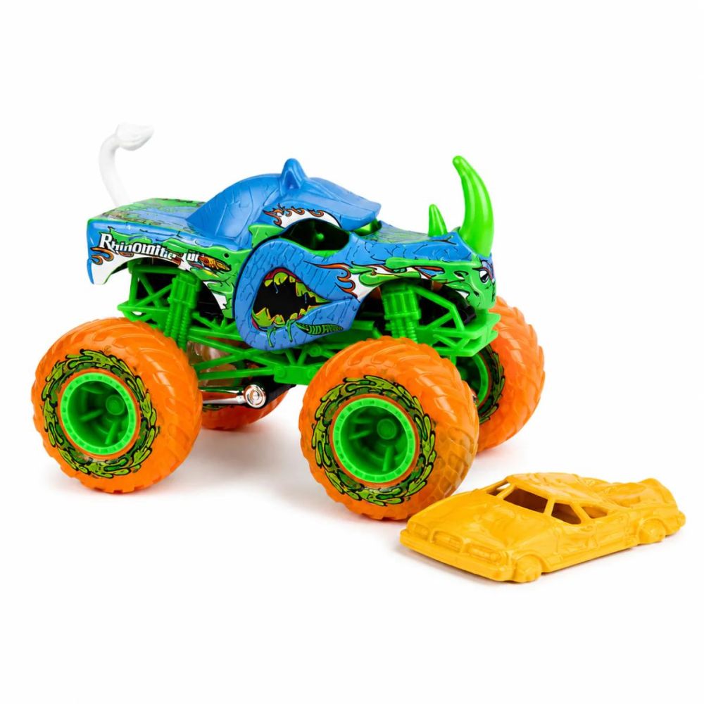 Masinuta Hot Wheels, Monster Truck, Mutant Chaos, Rhinomite, JHY57