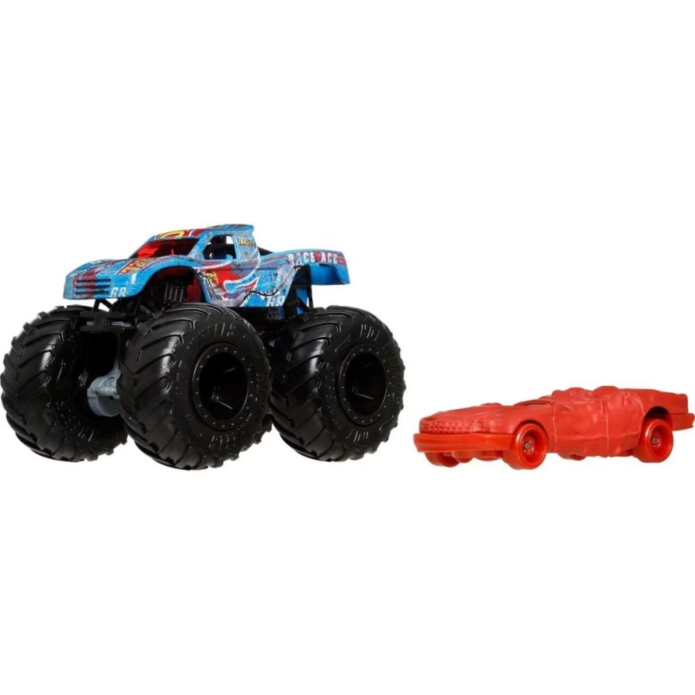 Set 2 vehicule, Hot Wheels, Monster Truck, Race Ace, 1:64, JJT64