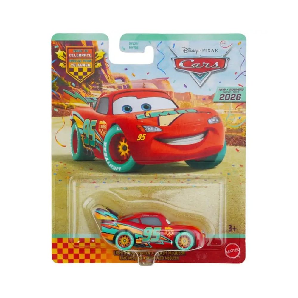 Masinuta din metal, Disney Cars, Race To Celebrate Series, Lightning McQueen, JJW65