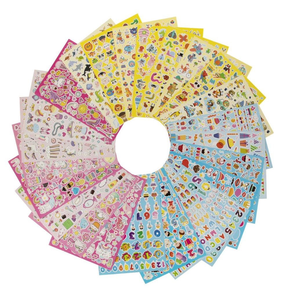 Carte cu autocolante Grafix, A4, 8 pagini