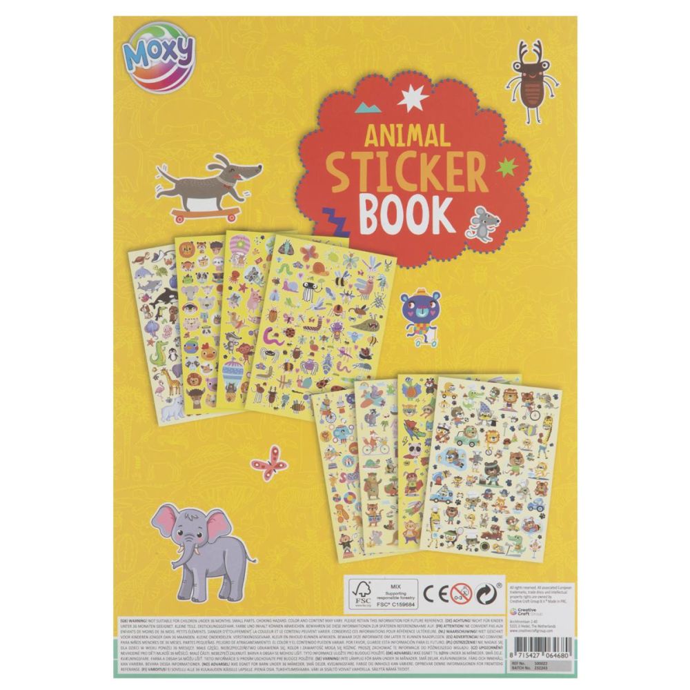 Carte cu autocolante Grafix, A4, 8 pagini