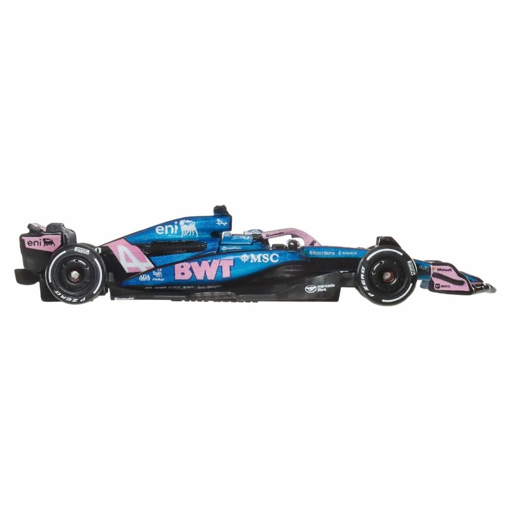 Masinuta metalica de curse, Hot Wheels, BWT Alpine 2025, Formula 1 Team 10, JKD82
