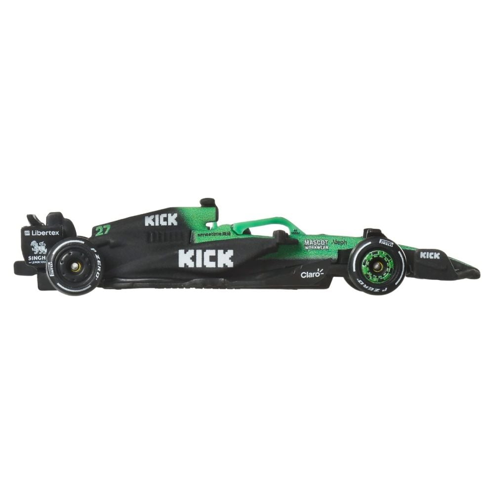 Masinuta metalica de curse, Hot Wheels, Kick Sauber 2025, Formula 1 Team 27, JKD84