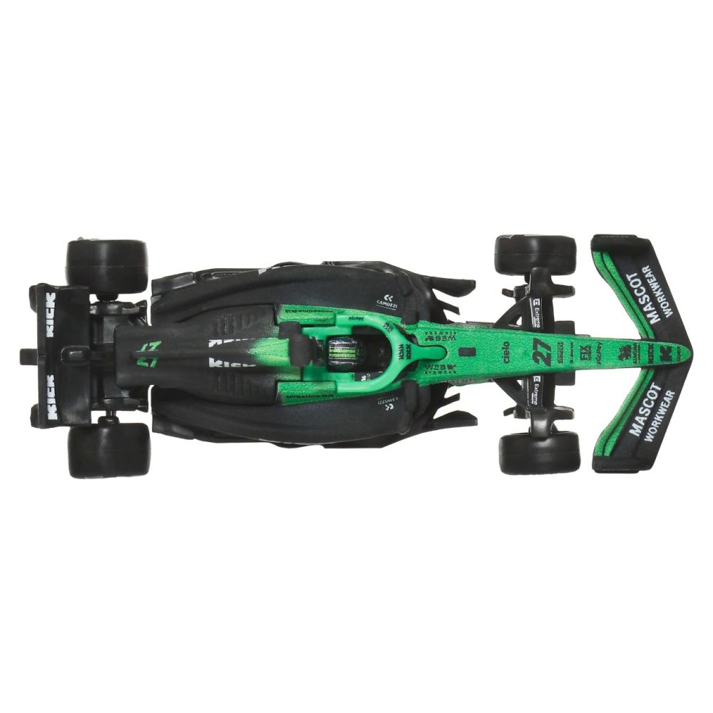 Masinuta metalica de curse, Hot Wheels, Kick Sauber 2025, Formula 1 Team 27, JKD84
