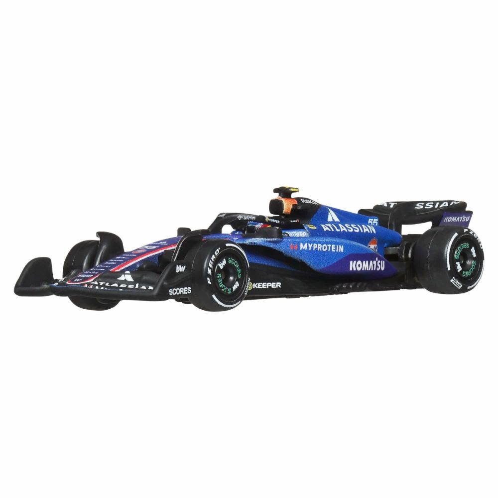 Masinuta metalica de curse, Hot Wheels, Atlassian Williams Racing 2025, Formula 1 Team 55, JKD85