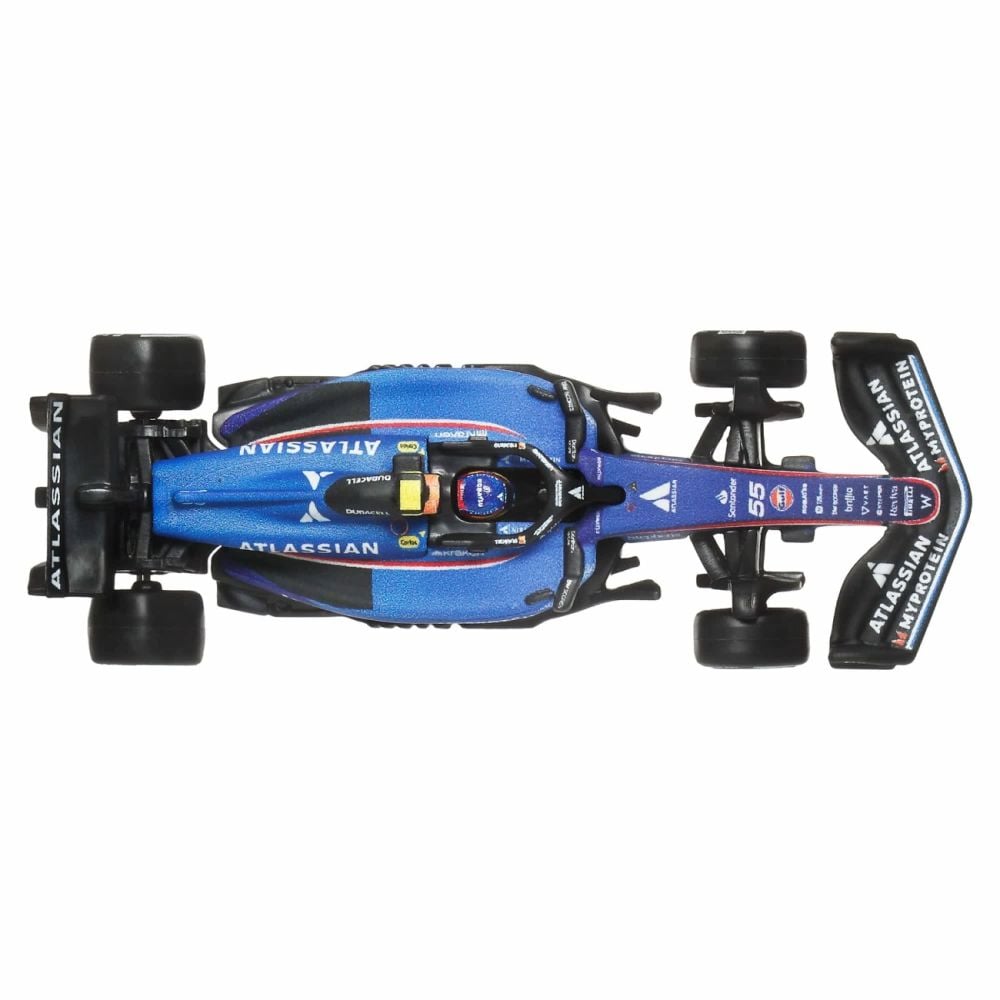 Masinuta metalica de curse, Hot Wheels, Atlassian Williams Racing 2025, Formula 1 Team 55, JKD85