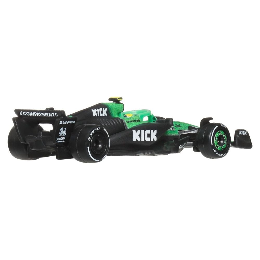Masinuta metalica de curse, Hot Wheels, Kick Sauber 2025, Formula 1 Team 5, JKD89