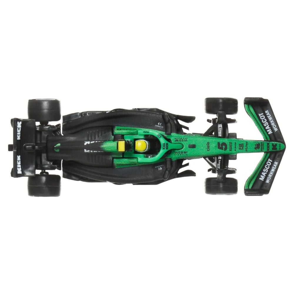 Masinuta metalica de curse, Hot Wheels, Kick Sauber 2025, Formula 1 Team 5, JKD89