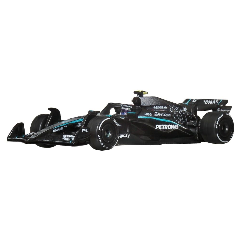 Masinuta metalica de curse, Hot Wheels, AMG PETRONAS Team, 2025 Formula 1 Mercedes #12, JKD92