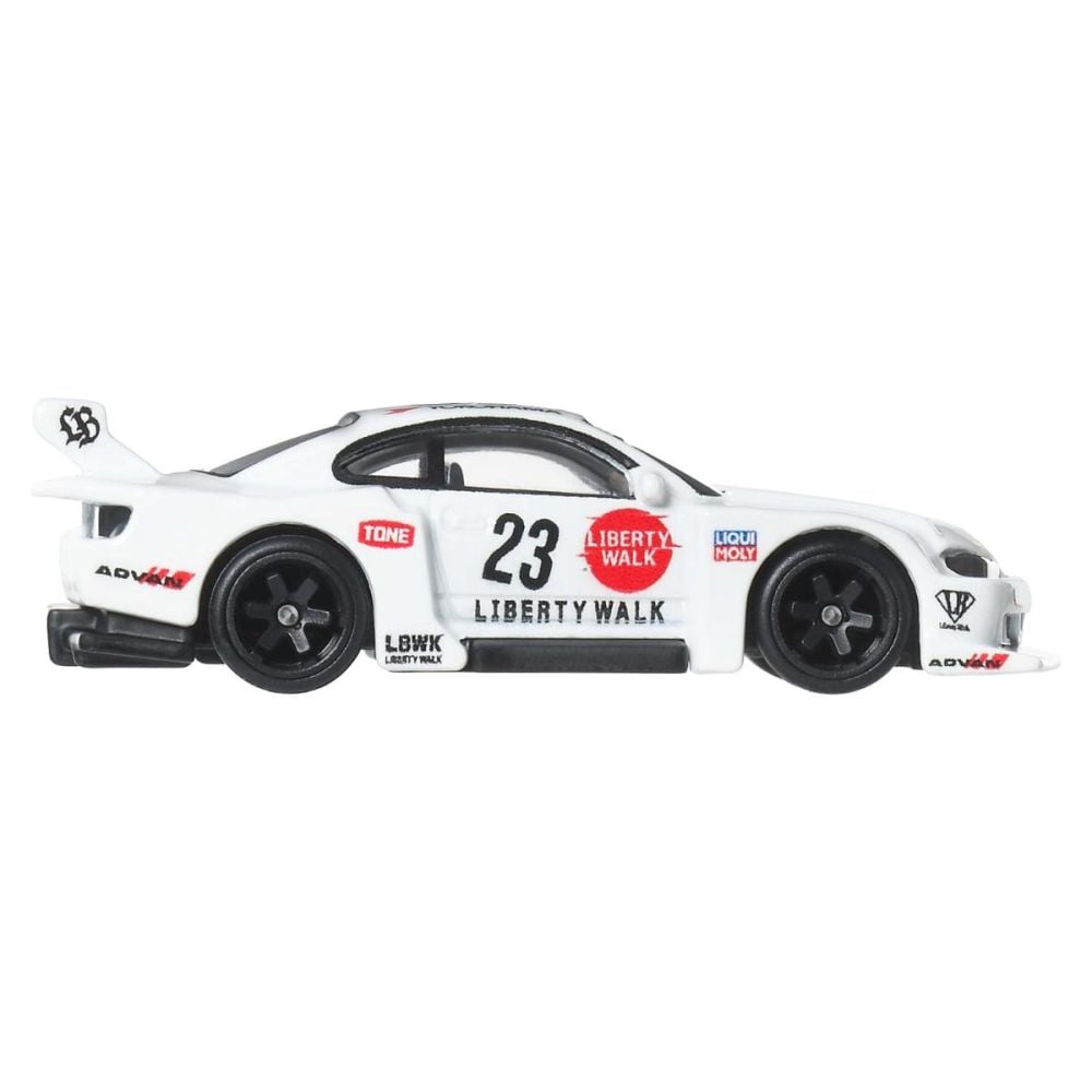 Masina metalica, Hot Wheels Premium, Car Culture, Aero Styles, LB Super Silhouette Nissan Silvia (S15), JKF34