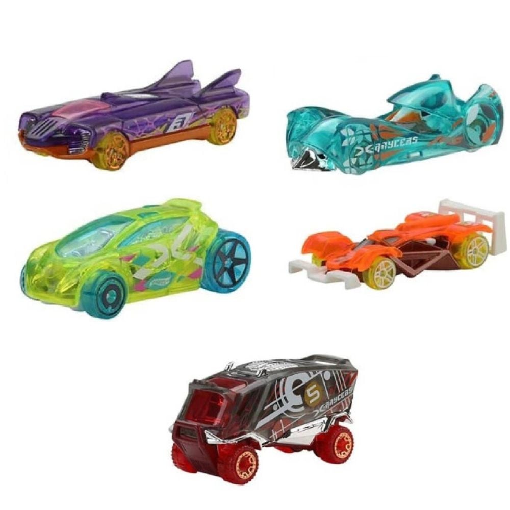 Set 5 masinute Hot Wheels, 2026 X-Raycers, JKG15