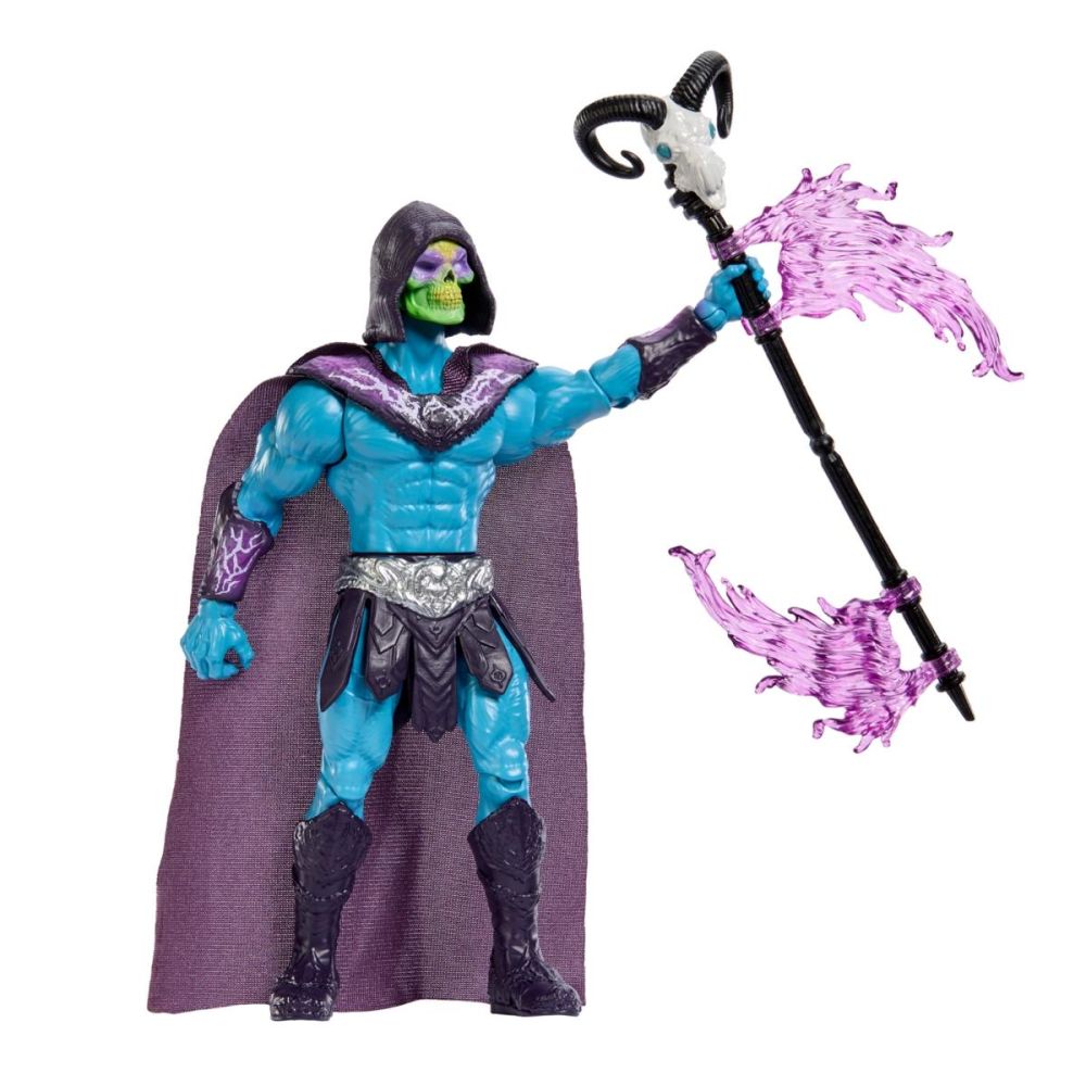 Figurina cu accesorii, Masters Of The Universe, Havoc Staff Attack Skeletor, 14 cm, JKJ00