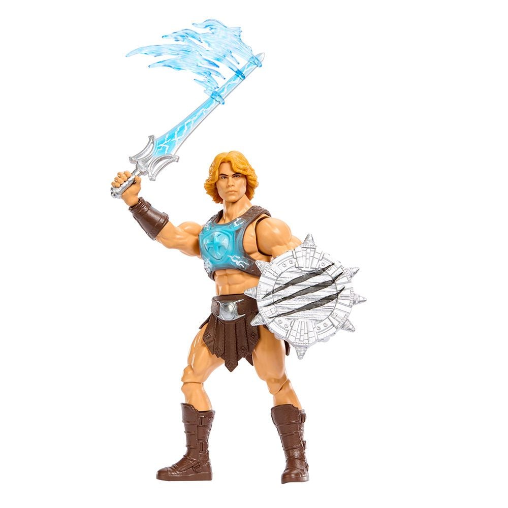 Figurina cu accesorii, Masters Of The Universe, Power Sword He-Man, 14 cm, JKJ02
