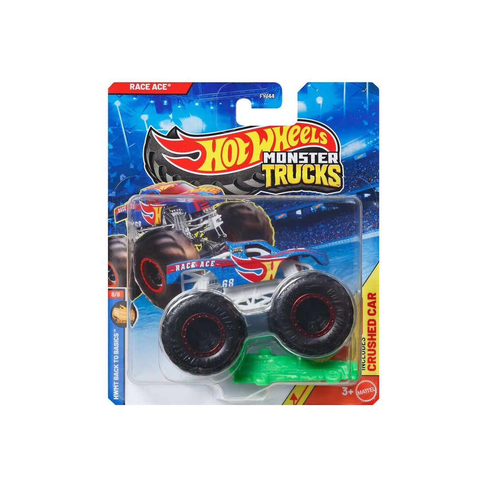 Masinuta Hot Wheels, Monster Truck, Race Ace, JKJ98