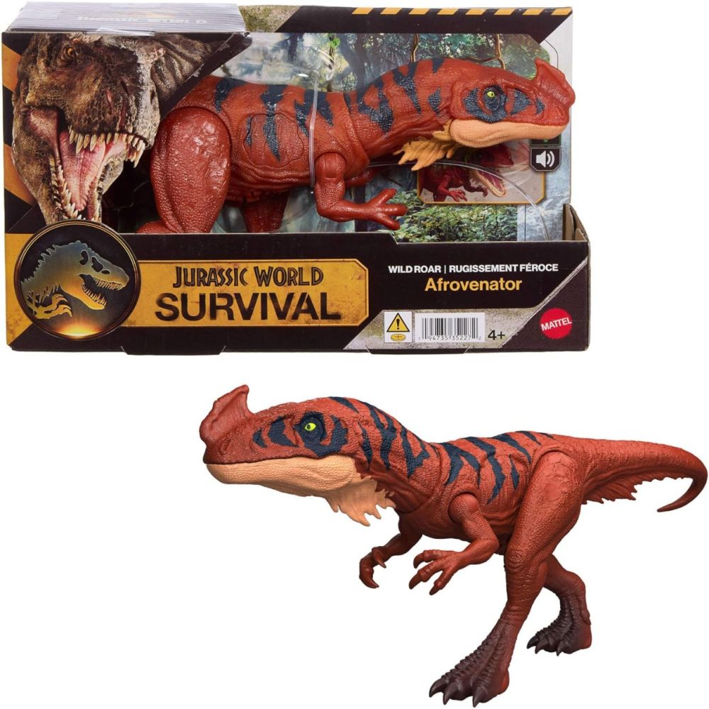 Figurina articulata, Jurassic World Survival, Wild Roar, Afrovenator, JKL76