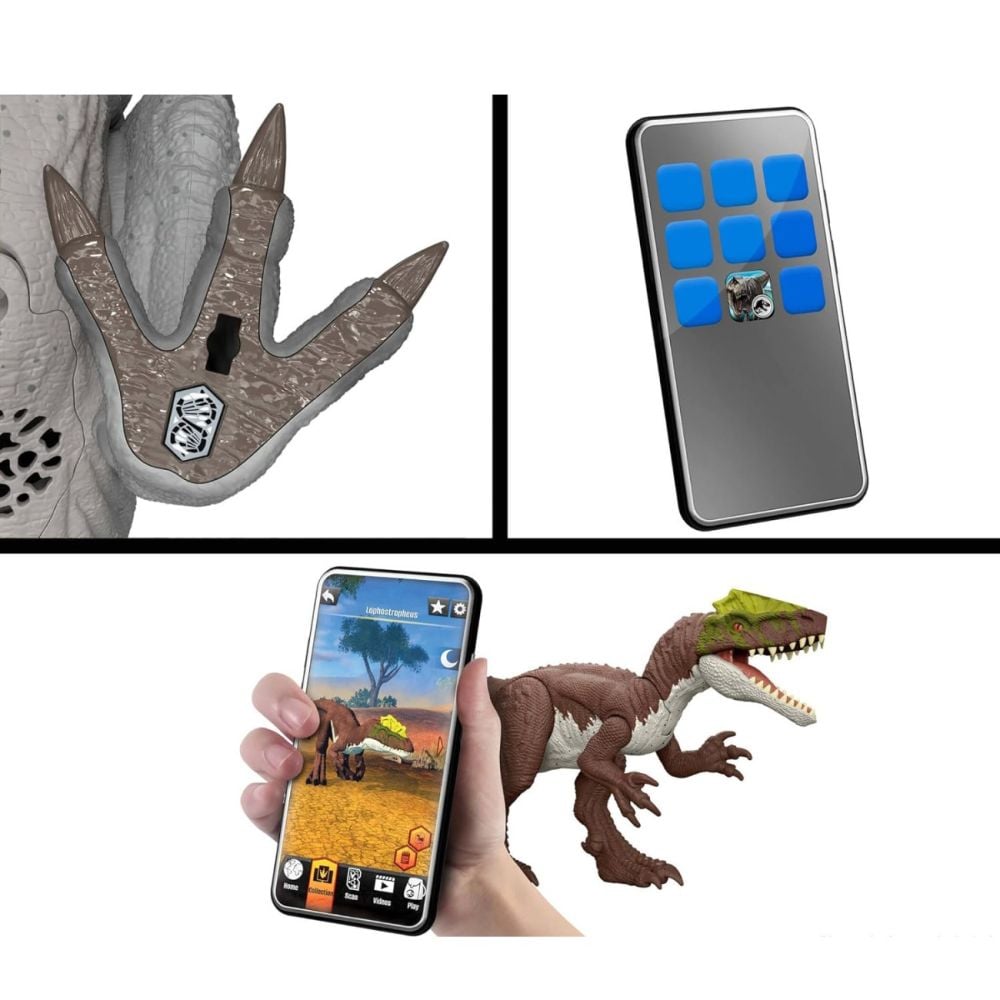 Figurina articulata, Jurassic World Survival, Wild Roar, Ceratosaurus, JKL77