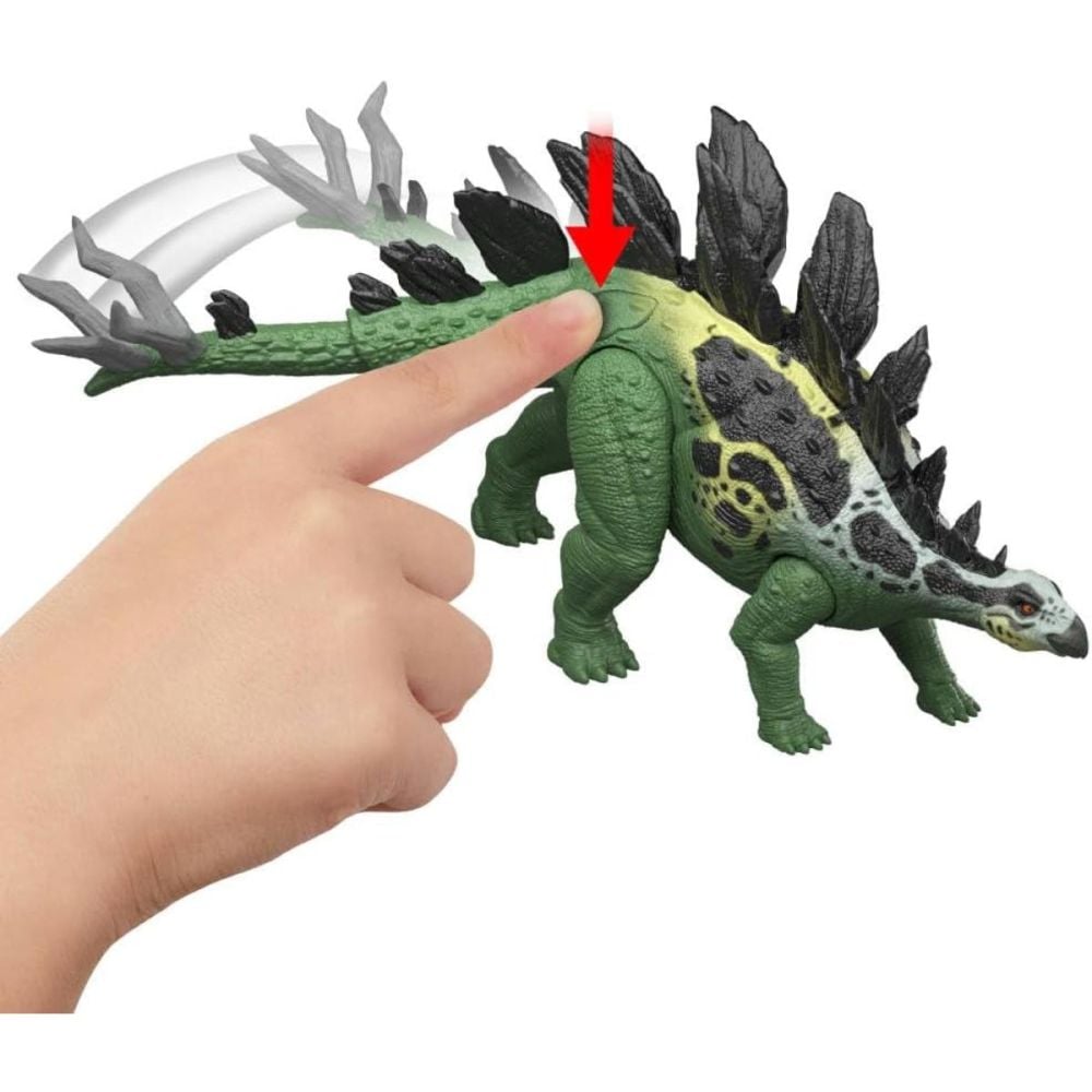 Figurina articulata, Jurassic World Survival, Wild Roar, Stegosaurus, JKL85